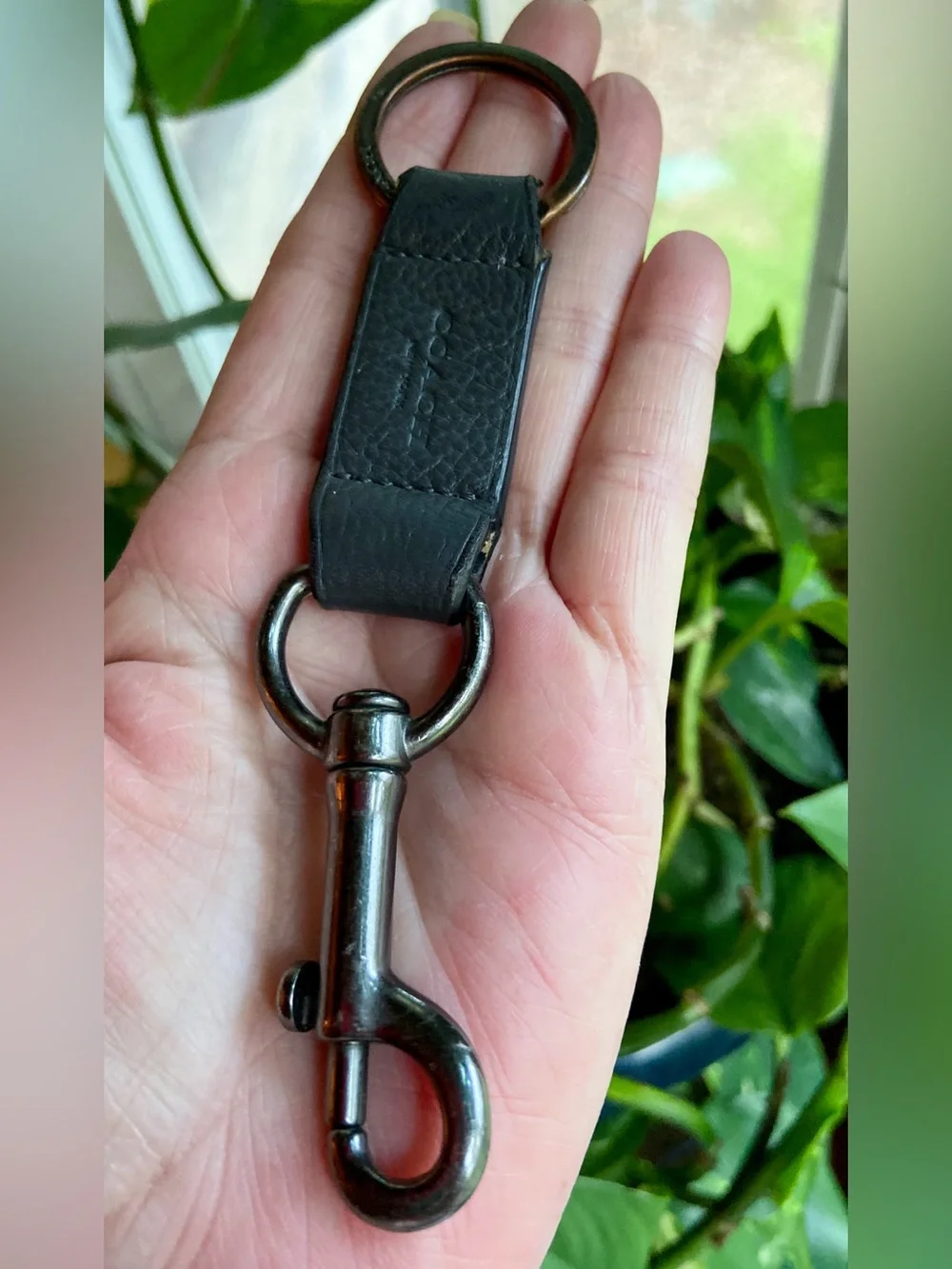 Coach trigger leather